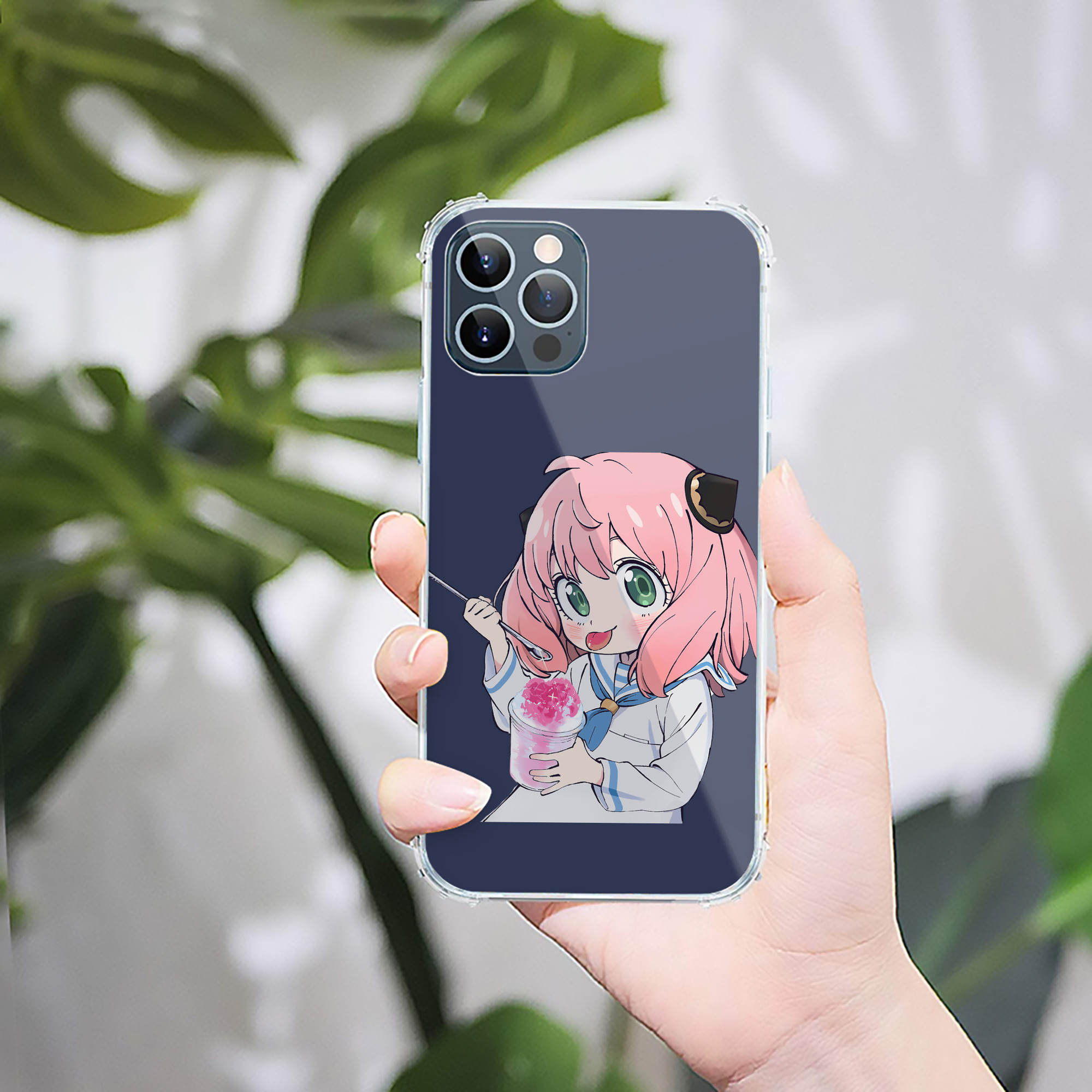 （画像用） SPY×FAMILY间谍家家酒 【iPhone 12シリーズ対応】透明スマホケース（クリアソフトケース）